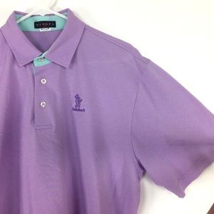 Divots Polo Golf Shirt XL Camel Bash Short Sleeves